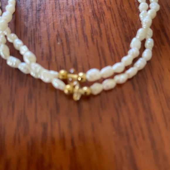 Freshwater Rice Pearl & Semiprecious Beaded Necklace & Bracelet Set - Picture 6 of 8